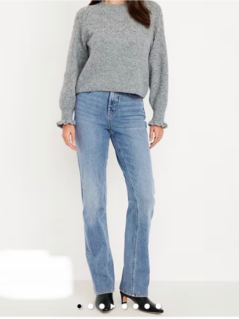 Old Navy Extra High Rise Baby Bootcut jeans